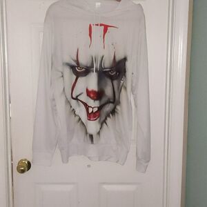 IT (unisex) thin lightweight hoodie Sz XL NWOT